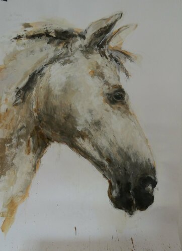 retratos ilustres nº 64 par juan angel saiz manrique, Œuvre sur papier en vente sur Singulart