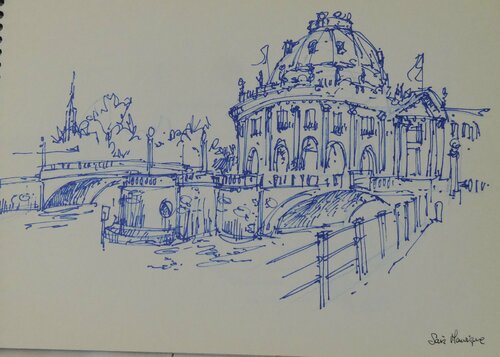 libreta Berlín 3 van juan angel saiz manrique, Tekening te koop op Singulart