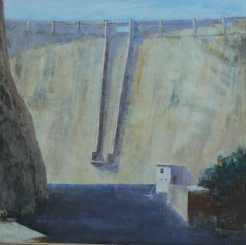 construcción para agua nº 4 von juan angel saiz manrique, Malerei kaufen auf Singulart