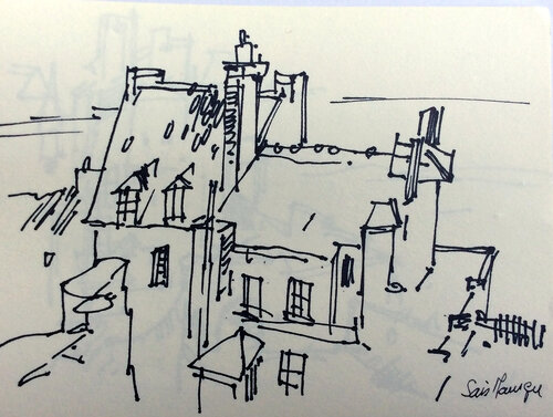 libreta Nantes y Sant Michael von juan angel saiz manrique, Zeichnungen kaufen auf Singulart