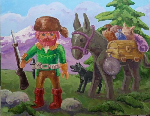 figura nº 7 el buscador de oro juan angel saiz manrique