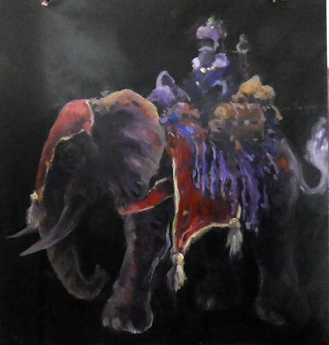 Reyes Magos nº 25 par juan angel saiz manrique, Œuvre sur papier en vente sur Singulart