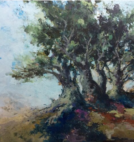 vegetal nº 10 di juan angel saiz manrique, Pittura in vendita su Singulart