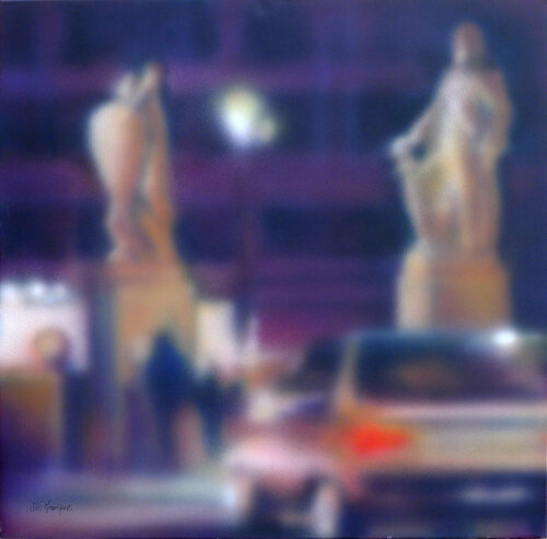 metrópolis nº 10 par juan angel saiz manrique, Peinture en vente sur Singulart