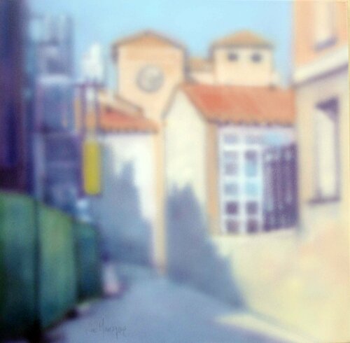 metrópolis nº 48 by juan angel saiz manrique, Painting for Sale on Singulart
