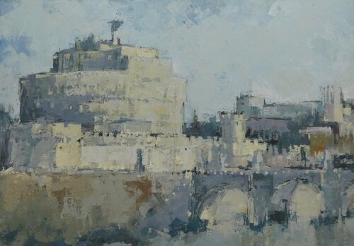 Roma  nº 5 by juan angel saiz manrique, Painting for Sale on Singulart