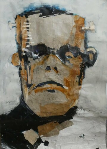 Frankestein nº 3 di juan angel saiz manrique, Disegno in vendita su Singulart