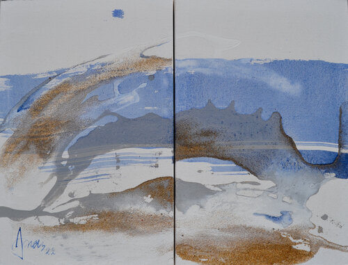 Sans titre di Anas Bouanani, Pittura in vendita su Singulart