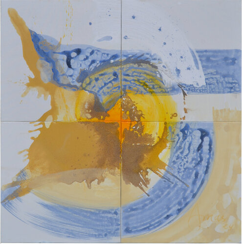 Vagues de vie 2024 van Anas Bouanani, Schilderij te koop op Singulart