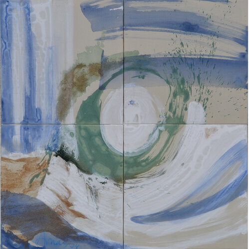 Vagues de vie 2024 di Anas Bouanani, Pittura in vendita su Singulart
