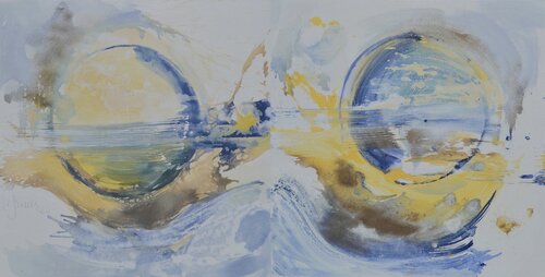 Percée double di Anas Bouanani, Pittura in vendita su Singulart