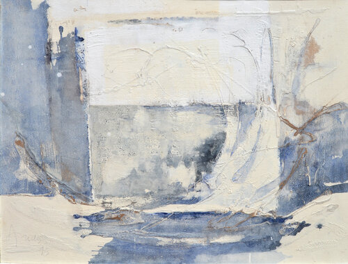 Crépuscule à Ifitry II van Anas Bouanani, Schilderij te koop op Singulart