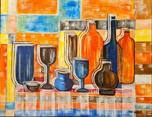 "BOTELLONES y JARRONES II" Estela Del Valle Mañez