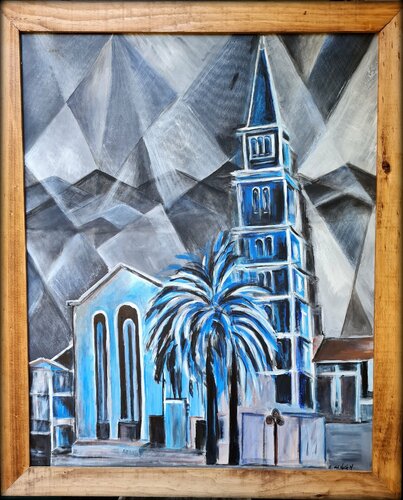 "CATEDRAL de TALCA" von Estela Del Valle Mañez, Malerei kaufen auf Singulart