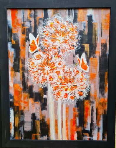 "Mariposa en Primavera" von Estela Del Valle Mañez, Malerei kaufen auf Singulart