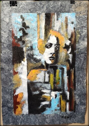 "MUJER  OCULTA" by Estela Del Valle Mañez, Work on Paper for Sale on Singulart