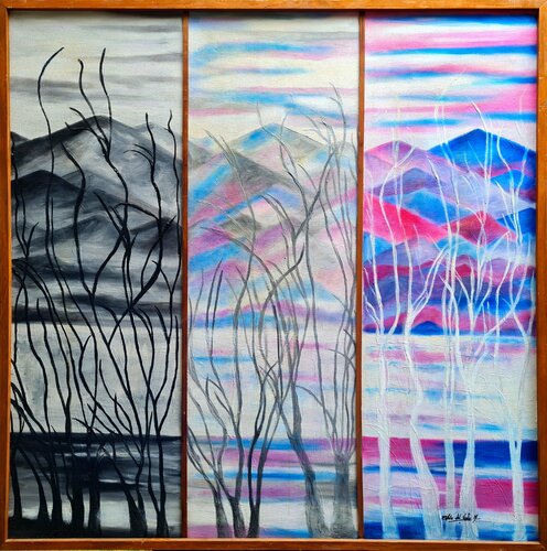 "AL SUR DE CHILE" von Estela Del Valle Mañez, Malerei kaufen auf Singulart