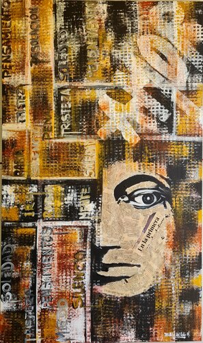 "PENSAMIENTOS DE MUJER" di Estela Del Valle Mañez, Pittura in vendita su Singulart