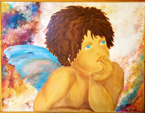 "ANGEL PENSATIVO I" Estela Del Valle Mañez