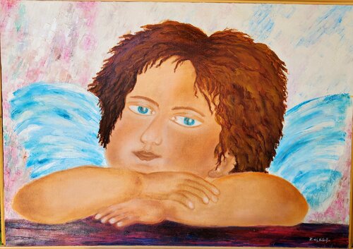 "ANGEL PENSATIVO II" Estela Del Valle Mañez
