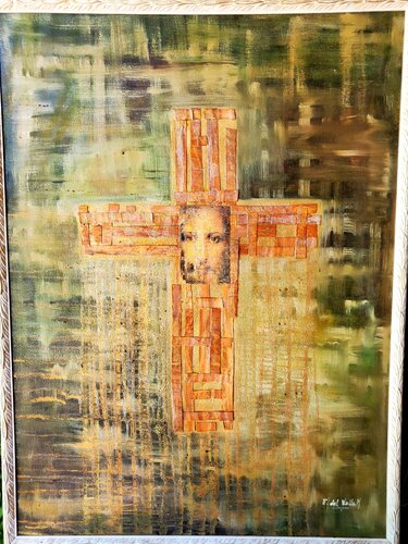 "MI CRUZ" by Estela Del Valle Mañez, Painting for Sale on Singulart