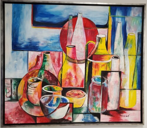 "JARRONES GEOMETRICOS ELABORADOS II" Estela Del Valle Mañez