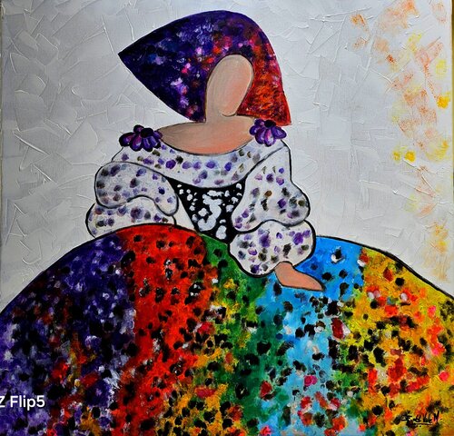 "MI MININA" van Estela Del Valle Mañez, Schilderij te koop op Singulart