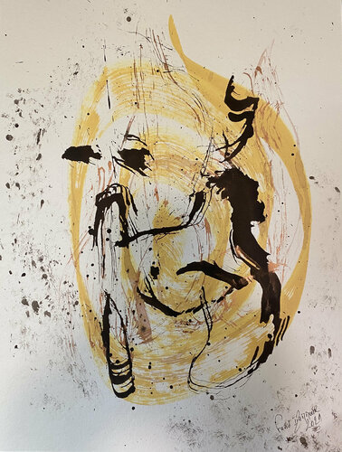 Dialogue_48 di Farid Izemmour, Opera su carta in vendita su Singulart