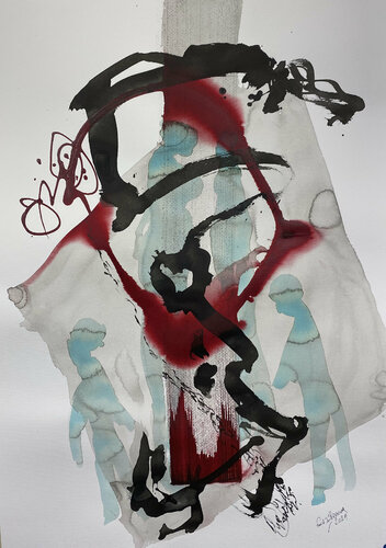 Dialogue_84 di Farid Izemmour, Opera su carta in vendita su Singulart