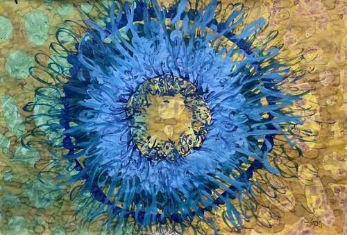 Traces_82, "borderless" von Farid Izemmour, Werk auf Papier kaufen auf Singulart