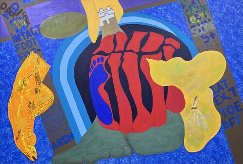 Traces_104 « le foyer de la dance a l'opera de la rue de pelletier par Edgar Degas » von Farid Izemmour, Malerei kaufen auf Singulart