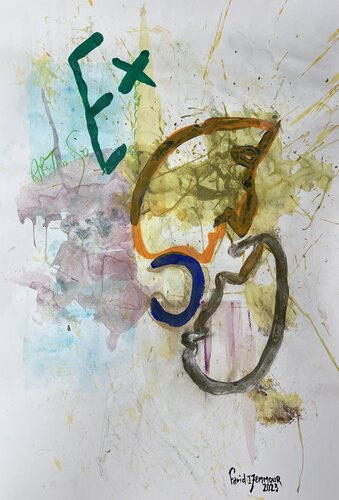 Dialogue_102 "Acting" von Farid Izemmour, Werk auf Papier kaufen auf Singulart