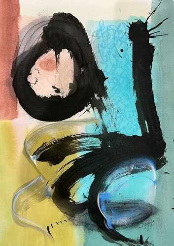 Dialogue_92 von Farid Izemmour, Werk auf Papier kaufen auf Singulart