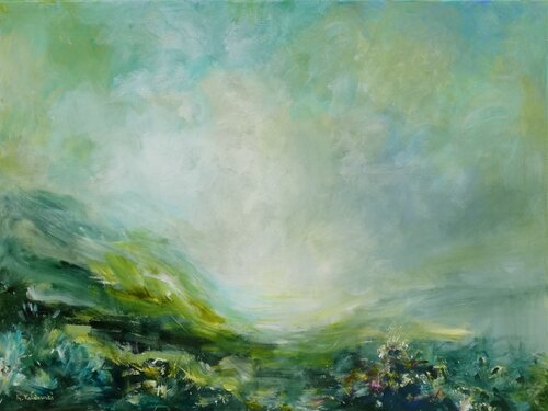 It's In Your hands di Kasia Kaldowski, Pittura in vendita su Singulart