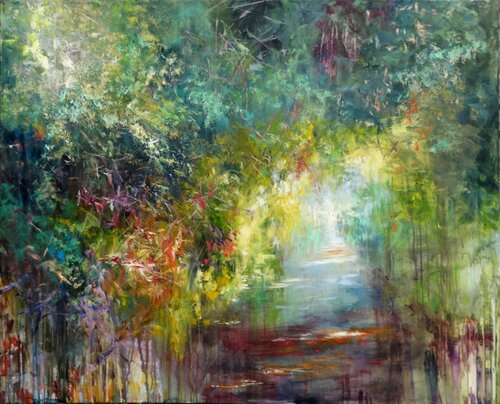 Path to Light di Kasia Kaldowski, Pittura in vendita su Singulart