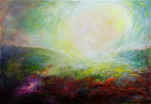 Here Comes the Sun van Kasia Kaldowski, Schilderij te koop op Singulart