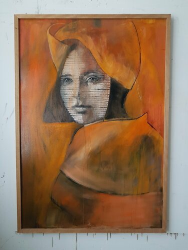 TI HO SCRITTO PAROLE SUL MIO VOLTO di Rossana Borzelli, Pittura in vendita su Singulart