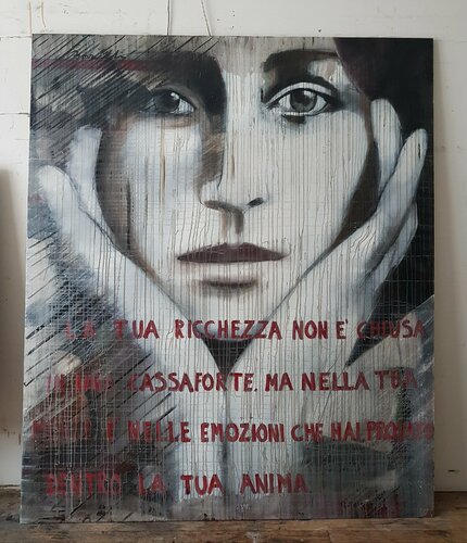 DENTRO LA TUA ANIMA van Rossana Borzelli, Schilderij te koop op Singulart