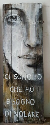CI SONO IO CHE HO BISOGNO DI VOLARE di Rossana Borzelli, Pittura in vendita su Singulart
