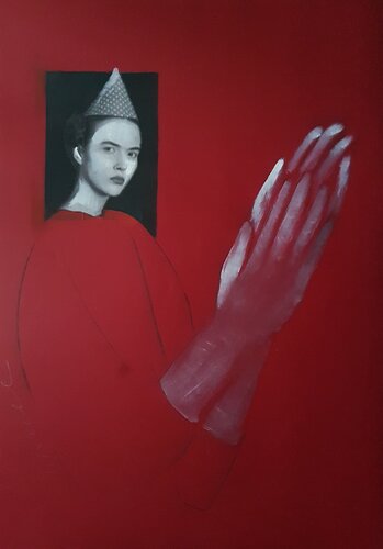ROSSO 3 by Rossana Borzelli, Work on Paper for Sale on Singulart