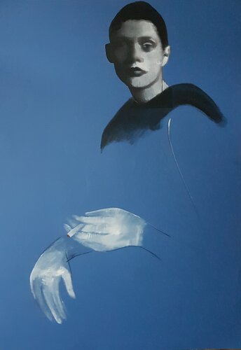 BLU 1 van Rossana Borzelli, Werk op papier te koop op Singulart