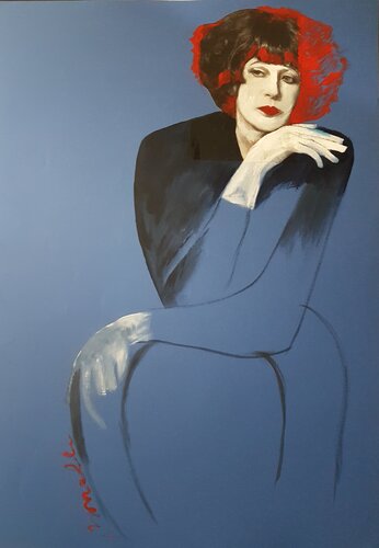 BLU 4 by Rossana Borzelli, 종이 for Sale on Singulart