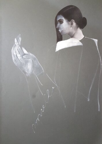 GRIGIO 1 by Rossana Borzelli, Work on Paper for Sale on Singulart