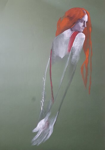 VERDE 1 by Rossana Borzelli, Work on Paper for Sale on Singulart