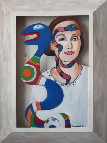 Ritratto di NIKI DE SAINT PHALLE di Rossana Borzelli, Altri media in vendita su Singulart