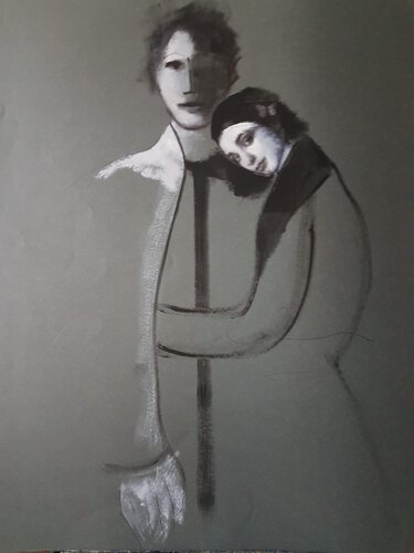 GRIGIO 3 von Rossana Borzelli, Malerei kaufen auf Singulart
