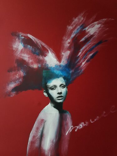 ROSSO 11 di Rossana Borzelli, Pittura in vendita su Singulart