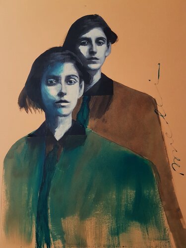 GIALLO 4 van Rossana Borzelli, Schilderij te koop op Singulart