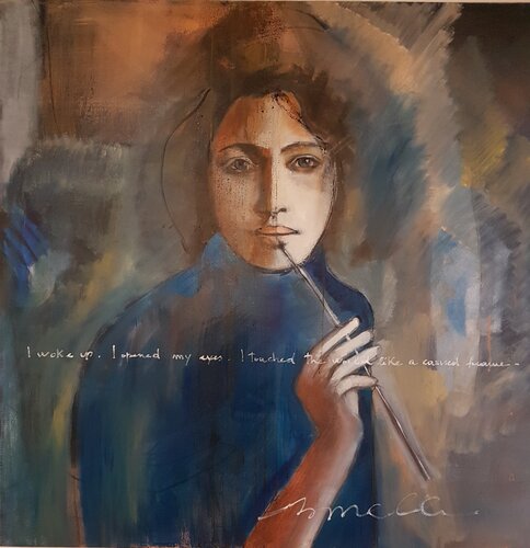 I WOKE UP van Rossana Borzelli, Schilderij te koop op Singulart