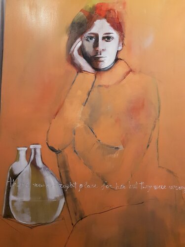 THERE WAS van Rossana Borzelli, Schilderij te koop op Singulart
